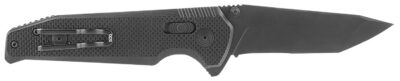 S.O.G SOG-12-57-02 Vision XR  3.36″ Folding Tanto Part Serrated Black TiNi CTS XHP Steel Blade Black G10 Handle