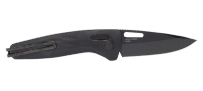 S.O.G SOG12730357 One-Zero XR 3.10″ Folding Plain Black Chrome Cryo CPM S35VN Steel Blade Black Sculpted Aluminum Handle Includes Pocket Clip