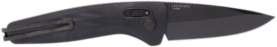 S.O.G SOG15730157 One-Zero Auto 3.10″ Folding Plain Black Chrome CPM S35VN SS Blade/ Black Aluminum Handle