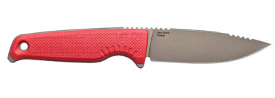 S.O.G SOG17790257 Altair FX  3.40″ Fixed Clip Point Plain Satin TiCN Cryo CPM 154 SS Blade, Canyon Red GRN Handle, Includes Sheath