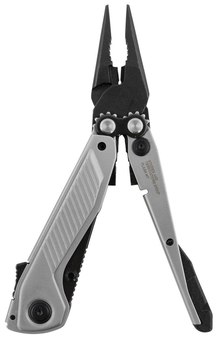S.O.G SOG29550141 Flash MT Black/Silver Cryo D2 5.60" Long Plain Blade