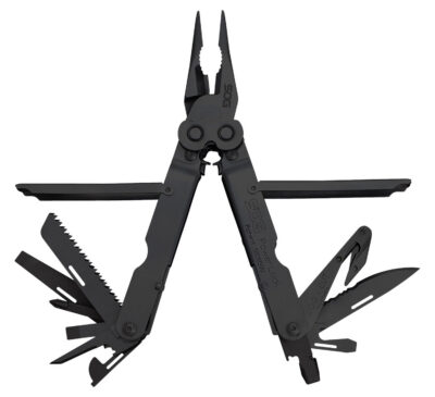 S.O.G SOG-B63N-CP Powerlock V-Cutter Black Oxide 420 Stainless Steel 7″ Long Features 18 Tools w/Sheath