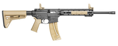 M&P 15-22 SPORT MOE SL 22 LONG RIFLE SEMI-AUTO RIFLE M&P 15-22 SPORT MOE SL 22LR 16.5” BBL (1)25RD MAG FDE