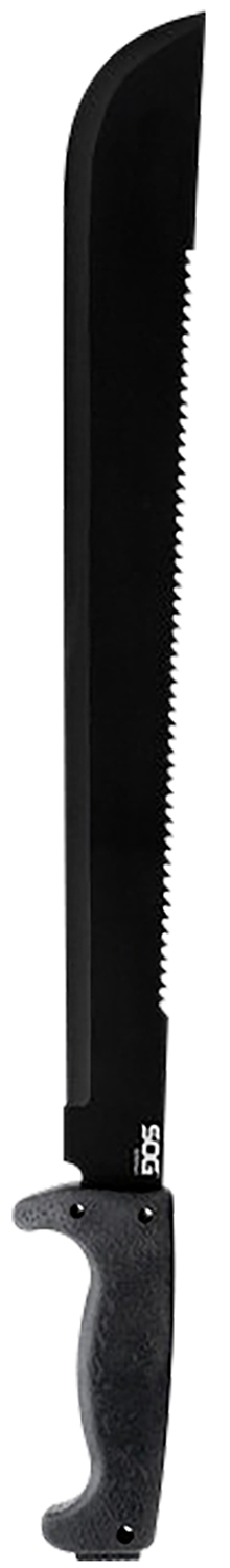 S.O.G SOG-MC02-N SOGfari 18" Black Powder Coated 3Cr13MoV SS Blade Black Kraton Handle 24" Long Includes Sheath