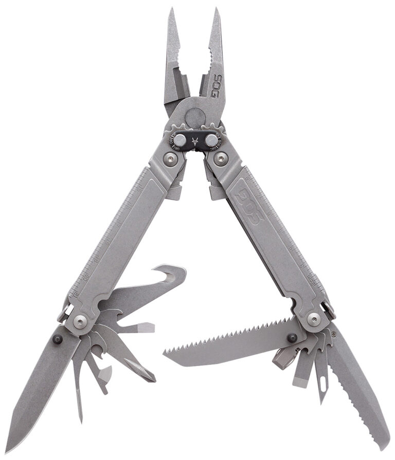 S.O.G SOGPA3001CP PowerAccess MT Stone Washed 5Cr15MoV Stainless Steel 6.82" Long
