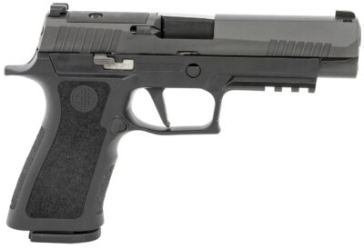 Sig Sauer 320XF9BXR3PR2 P320 XFull 9mm Luger 17+1 4.70″ Carbon Steel Barrel, Black Nitron Optic Ready/Serrated SS Slide, Black Stainless Steel Frame w/Picatinny Rail, Black XCarry Medium Polymer Grips