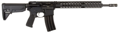 BCM 653790 RECCE-16 KMR-A 300 Blackout 16″ 30+1 Black Hard Coat Anodized, Manganese Phosphate, 6 Position Stock,  Bravo Mod 3 Grip