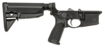 COMPLETE LOWER RECEIVER W/ BCMGUNFIGHTER™ STOCK FOR AR-15 COMPLETE LOWER RECEIVER W/ GUNFIGHTER STOCK BLK