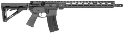 Midwest Industries MIFN16CRM15 Lightweight  223 Wylde 16″ 30+1 Black Hard Coat Anodized Rec with 16″ M-Lok Black 6 Position Magpul CTR Stock Black Magpul MOE Grip Right Hand