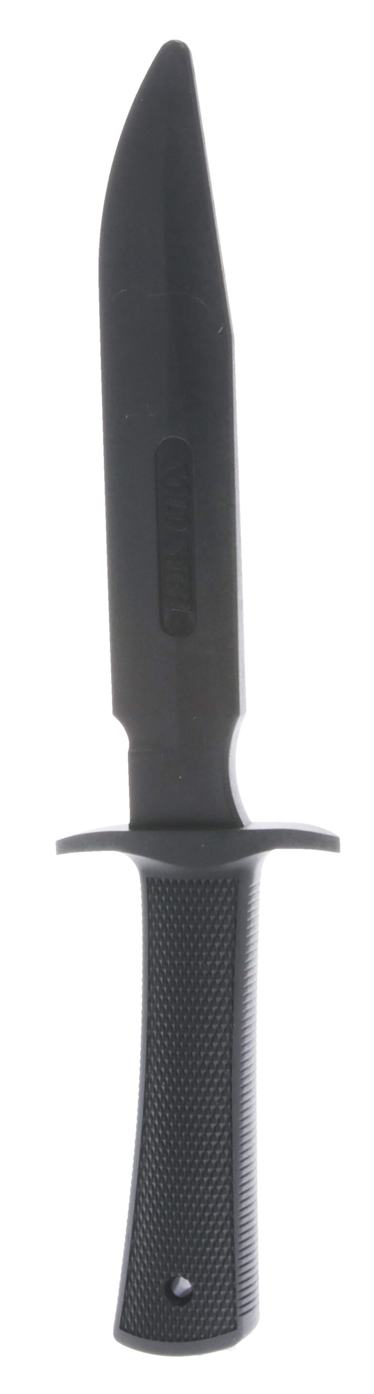 Cold Steel CS92R14R1 Military Classic Trainer 6.75" Fixed Plain Black Santoprene Blade, 4.75" Black Santoprene Handle