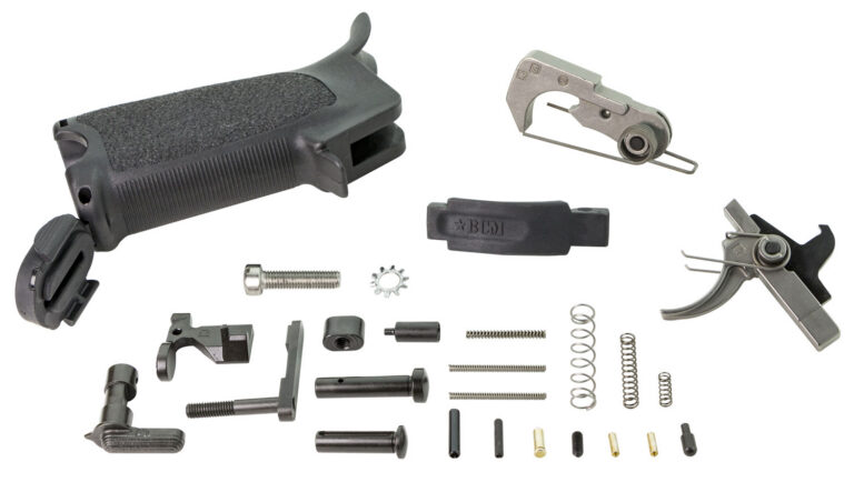 AR-15 BCMGUNFIGHTER? ENHANCED LOWER PARTS KITS BCMGUNFIGHTER AR-15 ENHANCED LOWER PARTS KIT, BLK