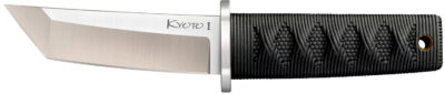 Cold Steel CS-17DA Kyoto I 3.25″ Fixed Plain Tanto 8Cr13MoV SS Blade/Black Contoured Kray-Ex Handle