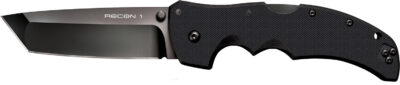 Cold Steel CS27BT Recon 1 4″ Folding Tanto Plain DLC Coated American S35VN Blade/ Black Textured G10 Handle Includes Pocket Clip