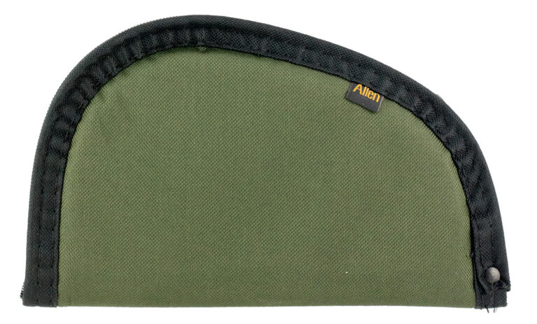 Allen 728 Pistol Case 8" Long Green Earth Tone Holds Handgun Endura