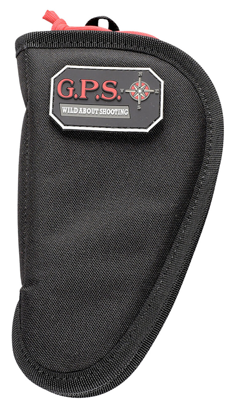 GPS Bags 1004CPCB Discreet Case w/ Black Finish w/ Lockable Zipper for 4" or Less Barrel Handgun