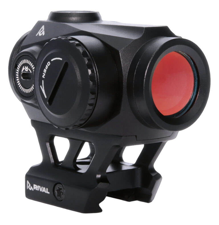 Rival Arms RARA8122BN X2 Red Dot  Black Anodized 1 X 22 mm 2 MOA Red Dot