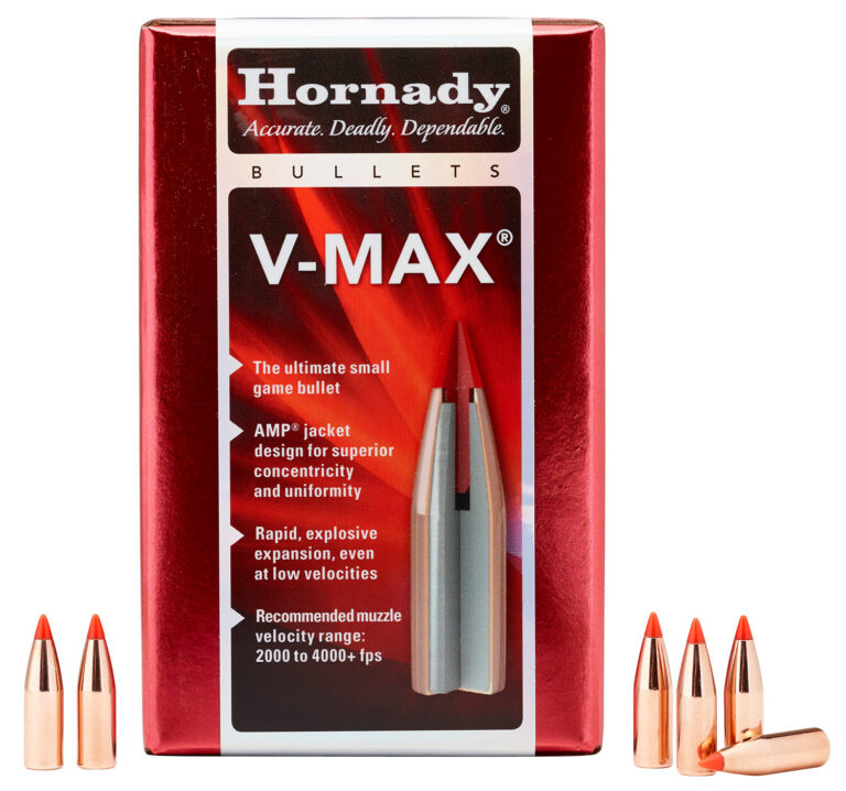 V-MAX 6MM (0.243'') V-MAX BULLETS V-MAX® 6MM CAL. (0.243'') 65GR POLYMER TIP BOAT TAIL 100/BOX