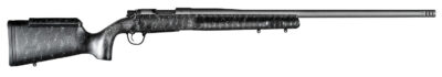 Christensen Arms 8010200100 Mesa Long Range 6.5 Creedmoor 4+1 26″ Threaded Barrel, Tungsten Gray Cerakote, Black with Gray Webbing Stock