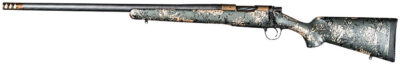 Christensen Arms 8010620800 Ridgeline FFT 6.5 PRC 3+1 20″ Carbon Fiber/Threaded Barrel, Burnt Bronze Cerakote, Green with Black/Tan Accents Stock, Left Hand