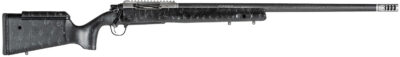 Christensen Arms 8010700200 ELR  300 PRC 3+1 26″ Target Profile Carbon Fiber Barrel, Black Nitride Finish, Black with Gray Webbing Stock