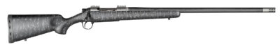 Christensen Arms CA10268315331 Summit TI  Full Size 7mm Rem Mag 3+1, 26″ Natural Titanium Steel Threaded Barrel, Natural Titanium Aluminum Receiver, Black w/Gray Webbing Fixed Sporter Stock