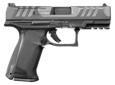 Walther Arms 2842734 PDP F-Series 9mm Luger 15+1 4″ Black Steel Barrel, Black Optic Ready/Serrated Slide, Black Polymer Frame w/Picatinny Rail, Black Performance Duty Texture Grips, Ambidextrous