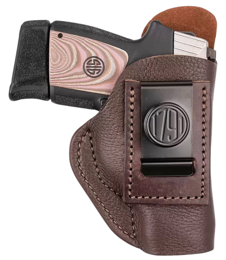 1791 Fair Chase Deer Skin IWB Holster Size 3 Brown LH