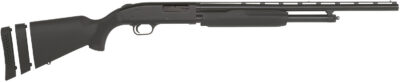 Mossberg 54210 500 Super Bantam Youth 20 Gauge Pump 3″ 5+1 22″ Blued Vent Rib Barrel, Blued Steel Receiver, Adj LOP Black Synthetic Stock, Right Hand