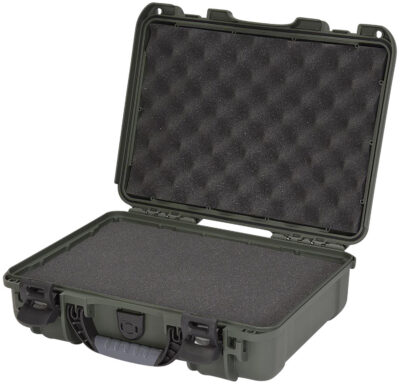Nanuk 9101006 910  Waterproof Olive Resin w/ Foam Padding&Airline Approved