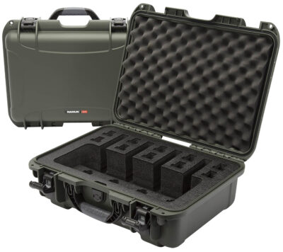 Nanuk 9254UP6 925 4 UP Pistol Case Waterproof Olive Resin w/ Closed-Cell Foam Padding 17″ L x 11.80″ W x 6.40″ H Interior Dimensions