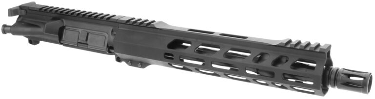 TacFire BU55610 Pistol Upper Assembly 5.56x45mm NATO Caliber with 10" Black Nitride Barrel, Black Anodized 7075-T6 Aluminum Receiver & M-LOK Handguard for AR-Platform Includes Bolt Carrier Group