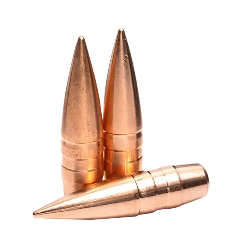 30 CALIBER (0.308'') MATCH SOLID COPPER BOAT TAIL BULLETS 30 CALIBER (0.308'') 150GR MATCH BOAT TAIL 50/BOX