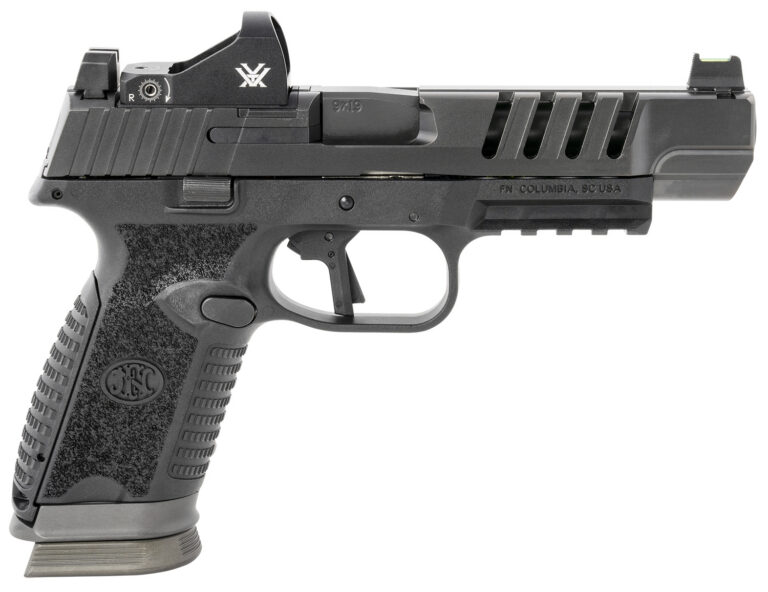 FN 66101462 509 LS Edge 9mm Luger 5″ Barrel 17+1, Matte Black Polymer Frame With Mounting Rail, No Manual Safety, Includes Vortex Viper Red Dot FN 66101462 509 LS Edge 9mm Luger 5″ Barrel 17+1, Matte Black Polymer Frame With Mounting Rail, No Manual Safety, Includes Vortex Viper Red Dot
