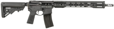 Franklin Armory 0010052BLK M4-HTF R3 XTD 5.56x45mm NATO 10+1 16″ Light Contour Barrel w/ Aura XTD Muzzle Device, Salt Bath Nitride Finish, B5 Systems Bravo Stock & Grip, Custom Tuned Trigger