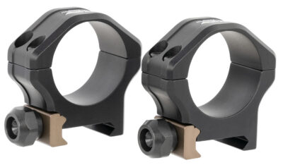 Ultralight PRSR-X2 (4 screw caps) Scope Ring Set 30mm Low