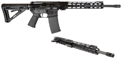 Diamondback DB1721K001 DB15 Combo 5.56x45mm NATO & 300 Blackout 16″ 30+1, Black, Carbon Rec, 12″ M-LOK Handguard, Magpul Carbine Stock & Grip, Includes 2 Uppers