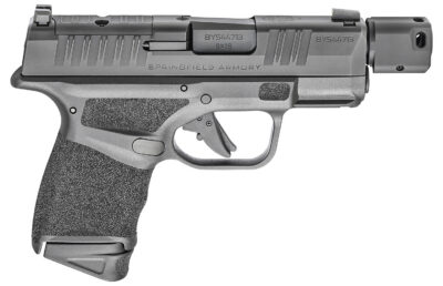 Springfield Armory HC9389BTOSP Hellcat Micro-Compact RDP 9mm Luger 13+1/11+1 3.80″ Threaded/Compensated Barrel, Black Polymer Frame w/Picatinny Acc. Rail & Adaptive Grip Texture, Optic Ready Slide