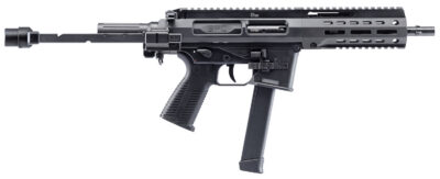 B&T Firearms 500003TBG SPC9 9mm Luger 33+1 9.10″, Black, Tele Brace Adapter, Polymer Grip (Glock Mag Compatible)