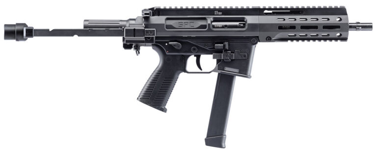 B&T Firearms 500003TBG SPC9 9mm Luger 33+1 9.10", Black, Tele Brace Adapter, Polymer Grip (Glock Mag Compatible)
