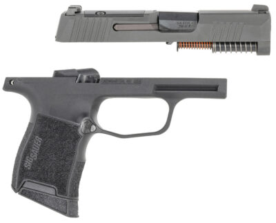 X-CHANGE CONVERSION KIT P365 TO P365-380 3.1” CONFIGURATON X-CHANGE KIT P365-380 SLIDE 3.1”BBL 380ACP (1)10RD MAG BLACK