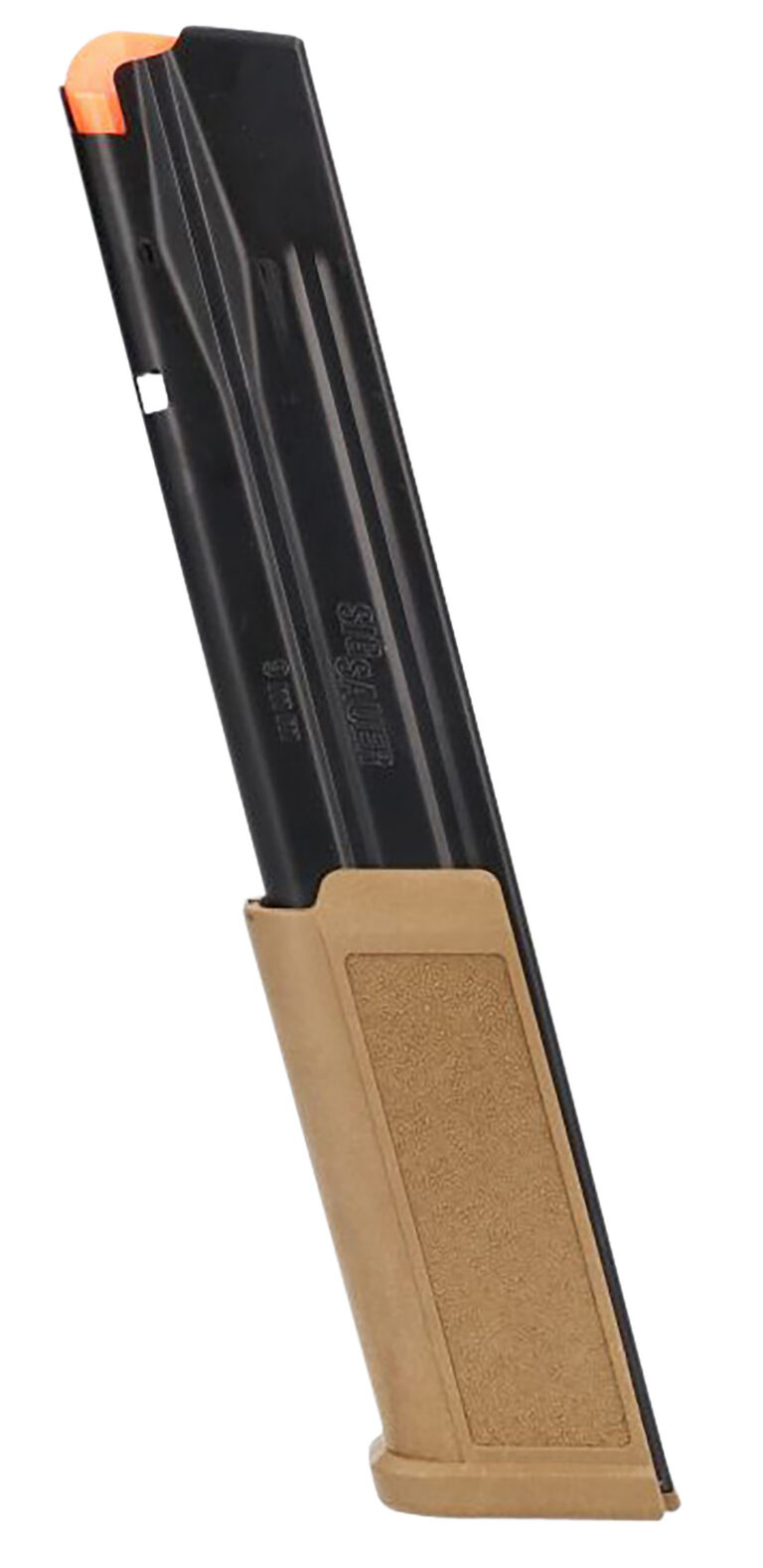 P250/P320 FULL/CARRY 9MM LUGER EXTENDED HANDGUN MAGAZINES P250/P320FS EXTENDED MAGAZINE 9MM LUGER 30RD COYOTE