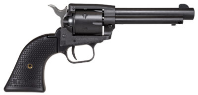 Heritage Mfg SRR22BS4PG Rough Rider  22 LR 6 Shot, 4.75″ Black Satin Steel Barrel, Frame & Cylinder, Black Polymer Grip, Manual Thumb Safety, Exposed Hammer