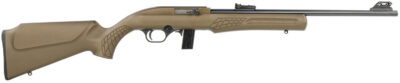 Rossi RS22L1811L RS22  Semi-Auto 22 LR 10+1 18″ Black Barrel, Bronze Monte Carlo Stock/Rec, Fiber Optic Sights