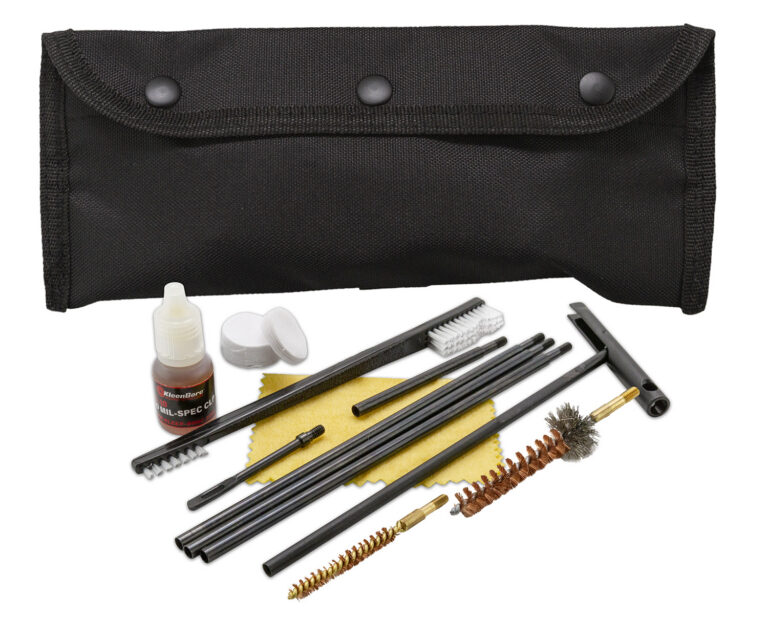 KleenBore Black Pouch - AR-15/M-16 .223/5.56mm Field Cleaning Kit