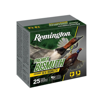 Remington Ammunition R20505 Premier Bismuth  12Gauge 2.75″ 1 1/4oz 5Shot 25 Per Box/10 Case