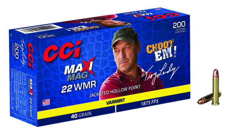 MAXI-MAG HP AMMO 22 MAGNUM (WMR) 40GR JACKETED HOLLOW POINT 22 WMR 40GR JACKETED HOLLOW POINT 200/BOX