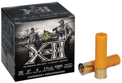 HEVI-Shot HS53204 HEVI-XII  20Gauge 3″ 1 1/4oz Tungsten 4Shot 25 Per Box/10 Case