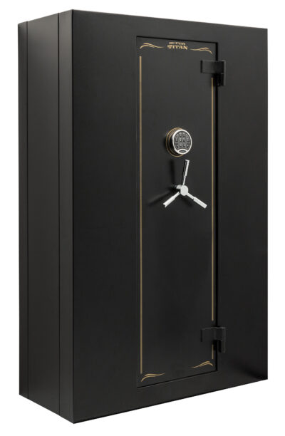 SnapSafe 75011 Modular Safe Super Titan Access Code/Key Entry Black 9 Gauge Steel Holds 24+ Long Guns
