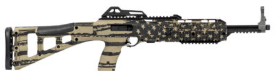 Hi-Point 995TSFLGFDE 995TS Carbine 9mm Luger 16.50″ 10+1, FDE American Flag, Skeletonized Stock, Adjustable Sights