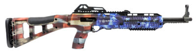 Hi-Point 4595TSFLG 4595TS Carbine 45 ACP 17.50″ 9+1, American Flag, Skeletonized Stock, Adjustable Sights